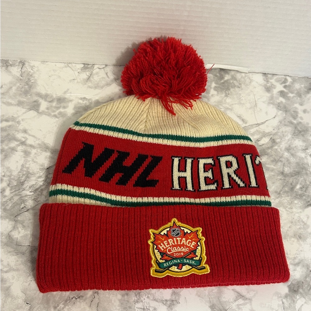 Rare NHL Heritage Classic Beanie with Pom